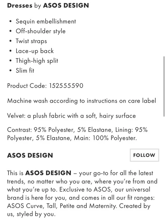 ASOS Design Sequin Gown - Picture 8 of 8